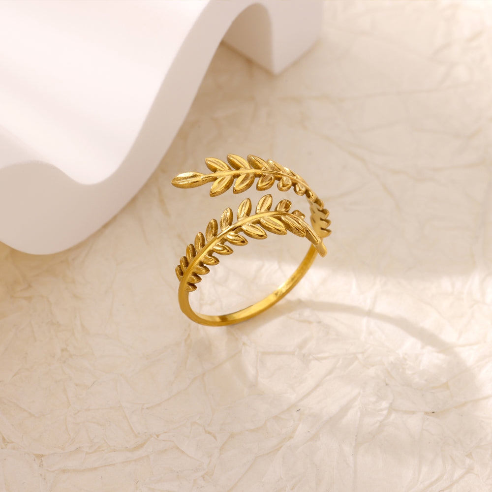 Anillo Golden Laurel